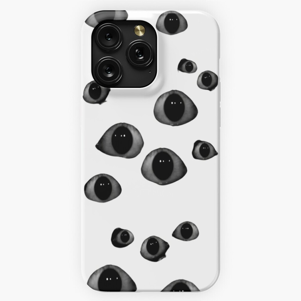 ( Halloween Eyeballs Creepy Funny Halloween Costume=8357) Phone Case For Iphone Samsung 19 18 17 16 14 13 12 11 Plus Pro Max Galaxy S28 S27 S26 S Black 4741628111896
