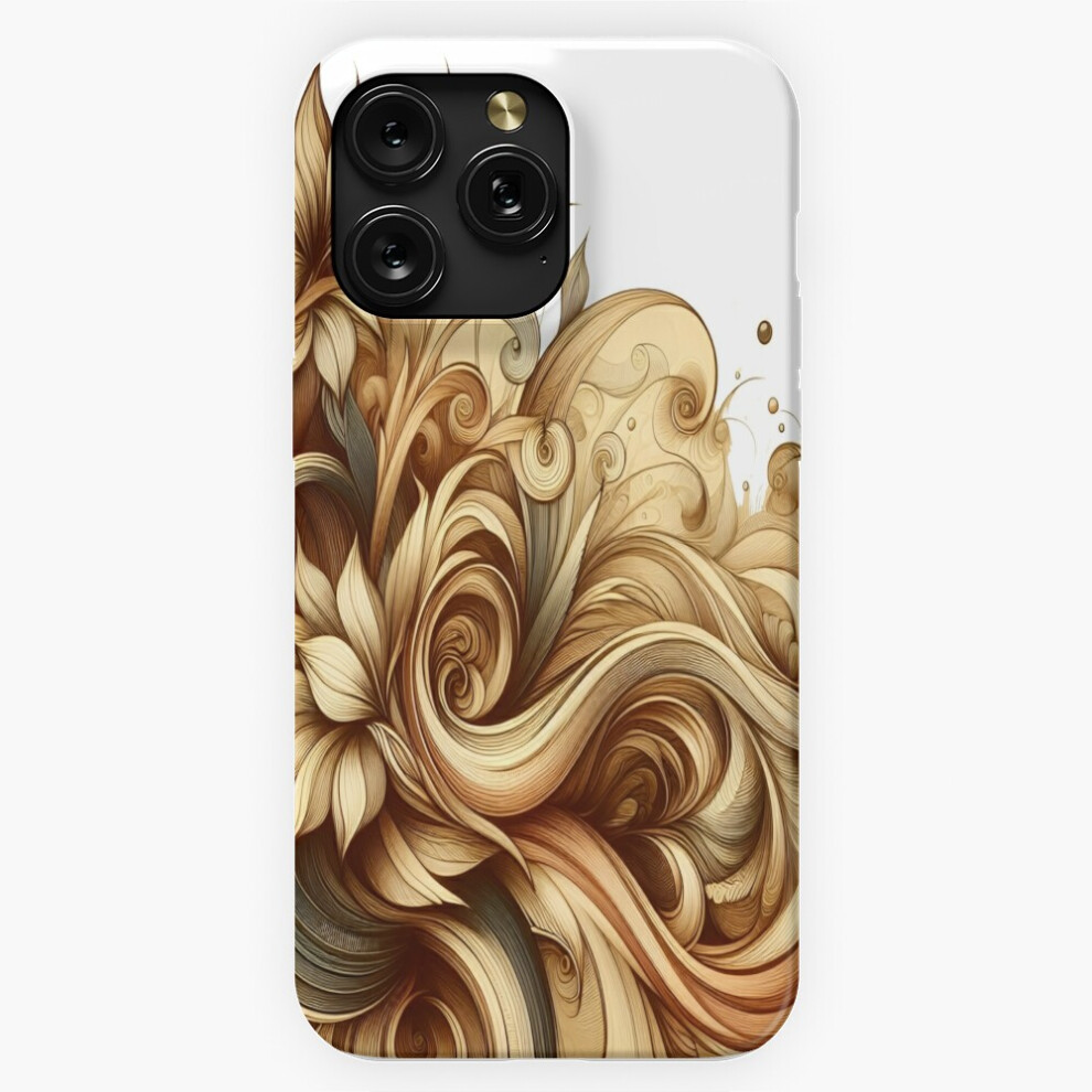 ( Bloom: Abstract Floral Background=8497) Phone Case For Iphone Samsung 19 18 17 16 14 13 12 11 Plus Pro Max Galaxy S28 S27 S26 S25 S24 S23 S22 Golden 4741628113319