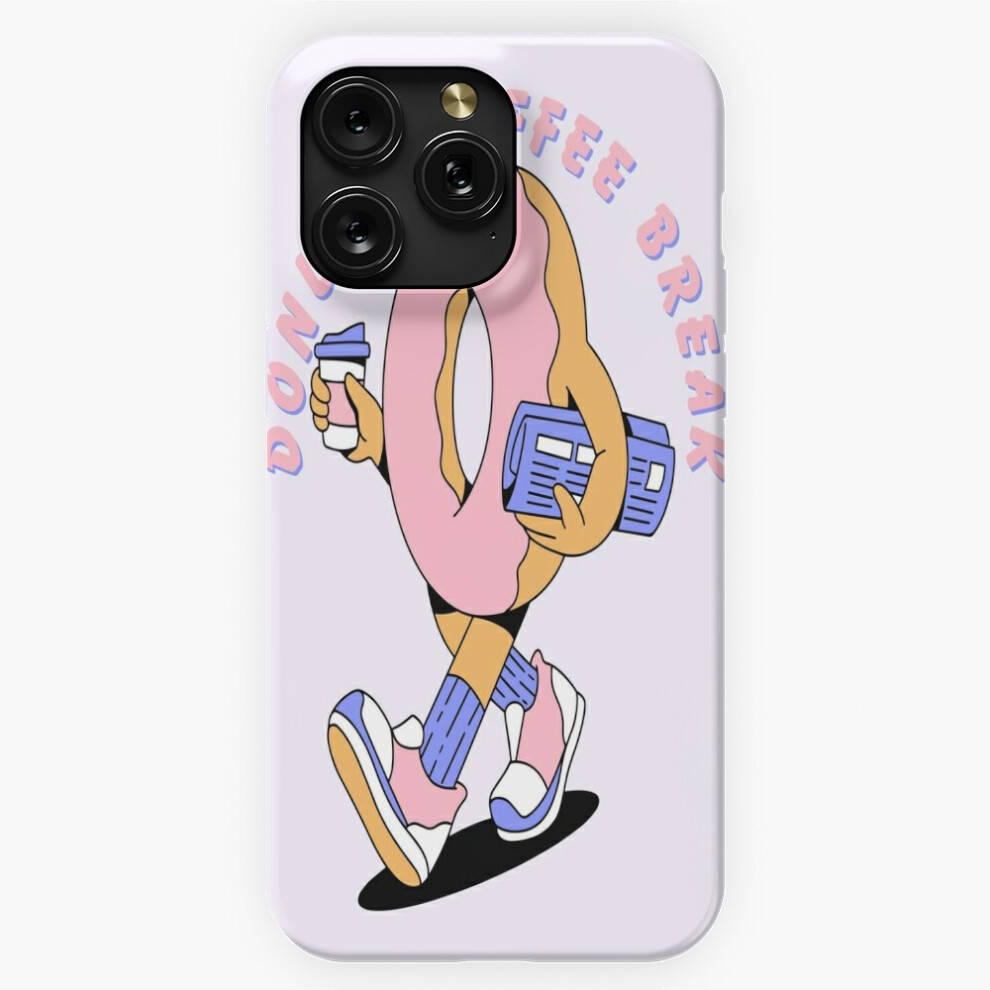(Donut And Coffee Break=8874) Phone Case For Iphone Samsung 19 18 17 16 14 13 12 11 Plus Pro Max Galaxy S28 S27 S26 S25 S24 S23 S22 Ultra Note 20 Brown 4741628117164