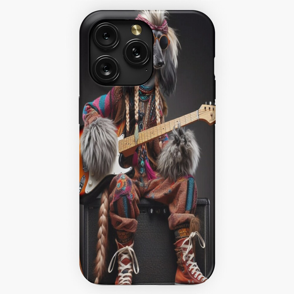 (Boho Rockstar Afghan Hound - Eclectic Groovy=9394) Phone Case For Iphone Samsung 19 18 17 16 14 13 12 11 Plus Pro Max Galaxy S28 S27 S26 S25 S24 S23 4741628122465