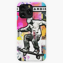(The skateboarding collage, vivid graphics, skateboard=10048) Phone Case for iPhone Samsung 19 18 17 16 14 13 12 11 Plus Pro Max Galaxy S28 S27 S26 S25 S24 S23 S22 Ultra Note 20