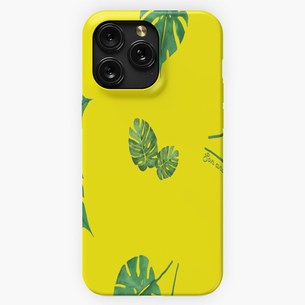 (Monstera Leaves On =10181) Phone Case For Iphone Samsung 19 18 17 16 14 13 12 11 Plus Pro Max Galaxy S28 S27 S26 S25 S24 S23 S22 Ultra Note 20 Yellow 4741628130491
