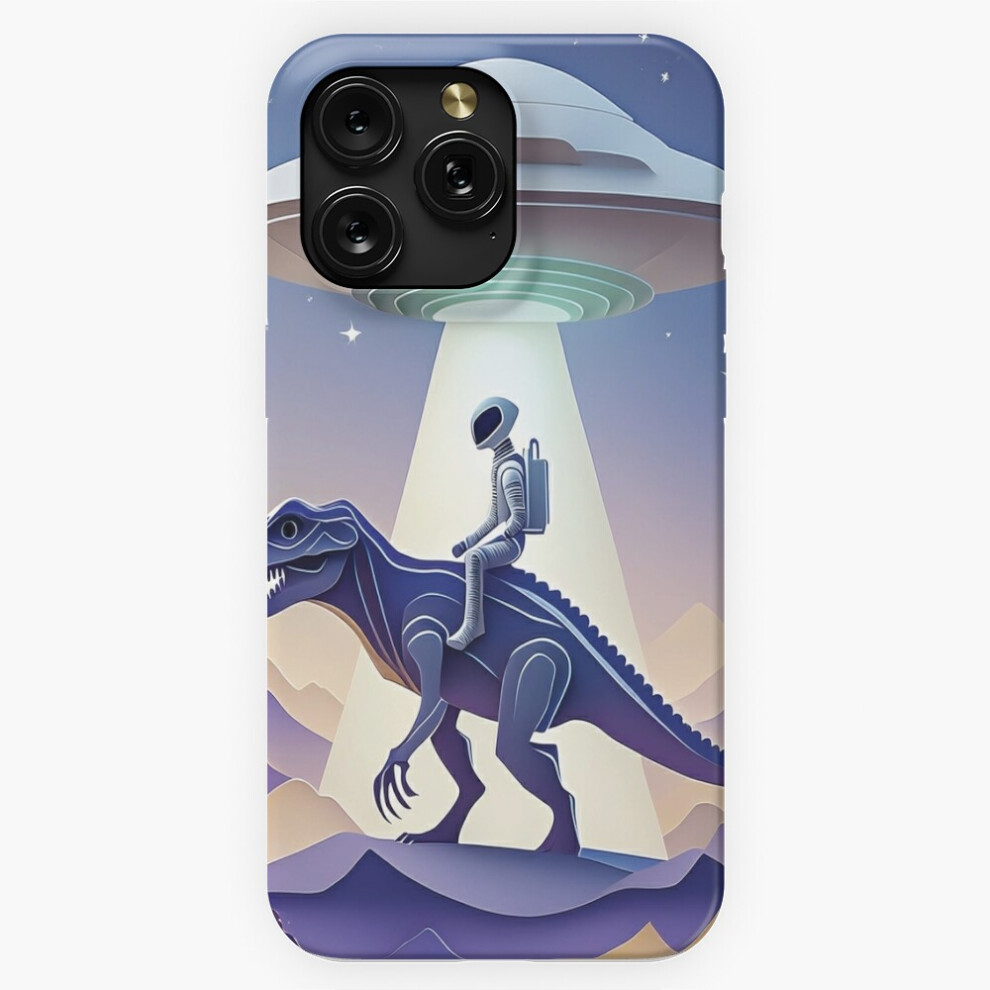 (Paper Alien On His Dinosaur=10145) Phone Case For Iphone Samsung 19 18 17 16 14 13 12 11 Plus Pro Max Galaxy S28 S27 S26 S25 S24 S23 S22 Ultra Note 2 4741628130125