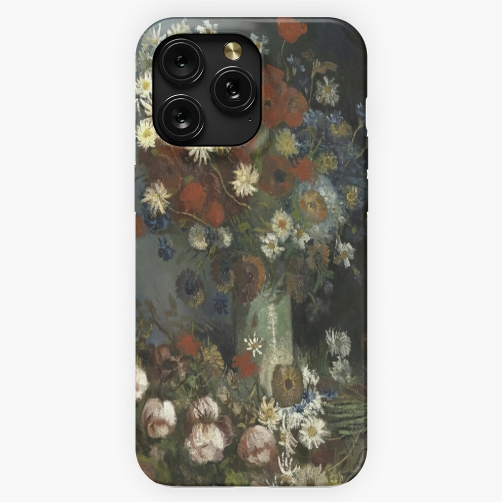 (Vincent Van Gogh - Still Life With Meadow Flowers And Roses=10320) Phone Case For Iphone Samsung 19 18 17 16 14 13 12 11 Plus Pro Max Galaxy S28 S27 4741628131917