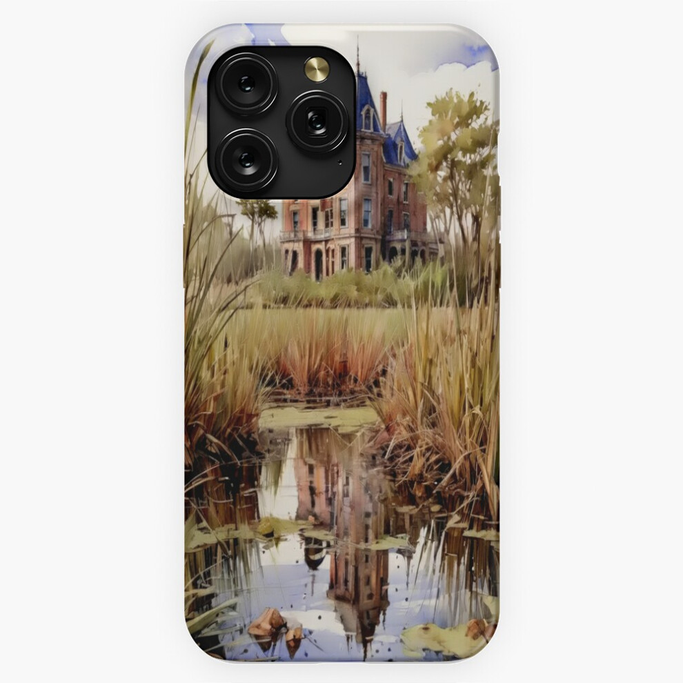 (Watercolor Marshland House Painting=10434) Phone Case For Iphone Samsung 19 18 17 16 14 13 12 11 Plus Pro Max Galaxy S28 S27 S26 S25 S24 S23 S22 Ultr 4741628133072