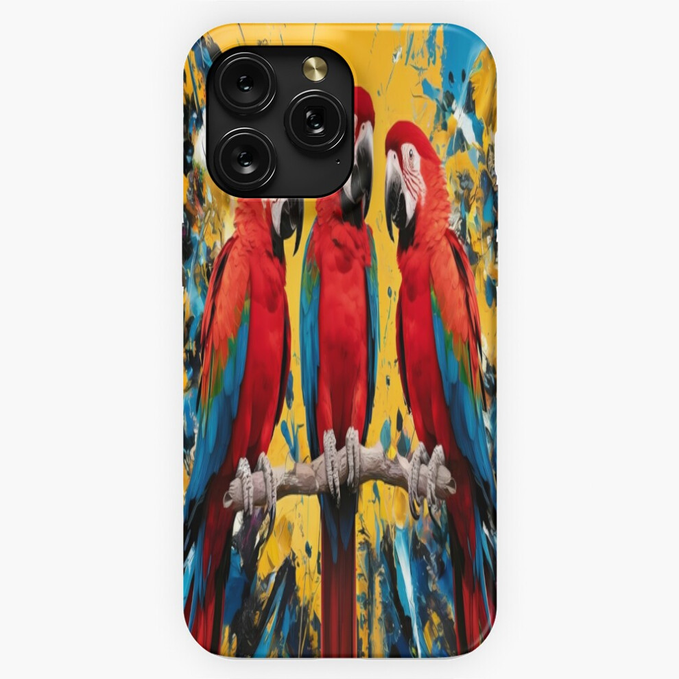 (Scarlet Trio In Colorful Harmony=10499) Phone Case For Iphone Samsung 19 18 17 16 14 13 12 11 Plus Pro Max Galaxy S28 S27 S26 S25 S24 S23 S22 Ultra N 4741628133737