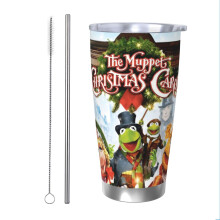(The Muppet Christmas Carol_1047) Stainless Steel Tumbler 20oz Insulated Coffee Travel Funny Birthday Christmas Gifts for Women Men Boss Coworker