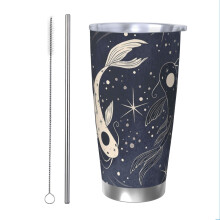 (Tui And La _1399) Stainless Steel Tumbler 20oz Insulated Coffee Travel Funny Birthday Christmas Gifts for Women Men Boss Coworker