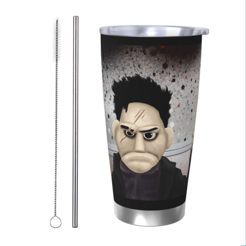 (Angel - Smile Time Puppet_760) Stainless Steel Tumbler 20oz Insulated ...