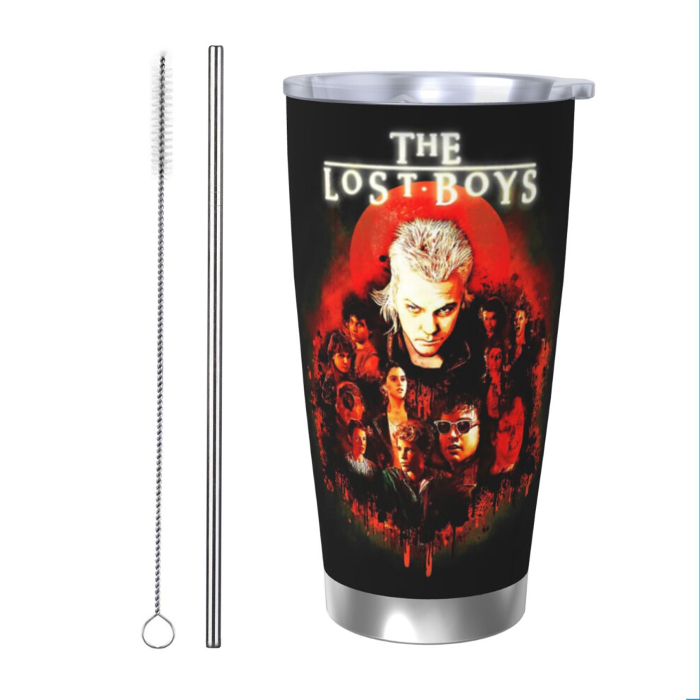 (The Lost Boys _298) Stainless Steel Tumbler 20oz Insulated Coffee Travel Funny Birthday Christmas Gifts for Women Men Boss Coworker