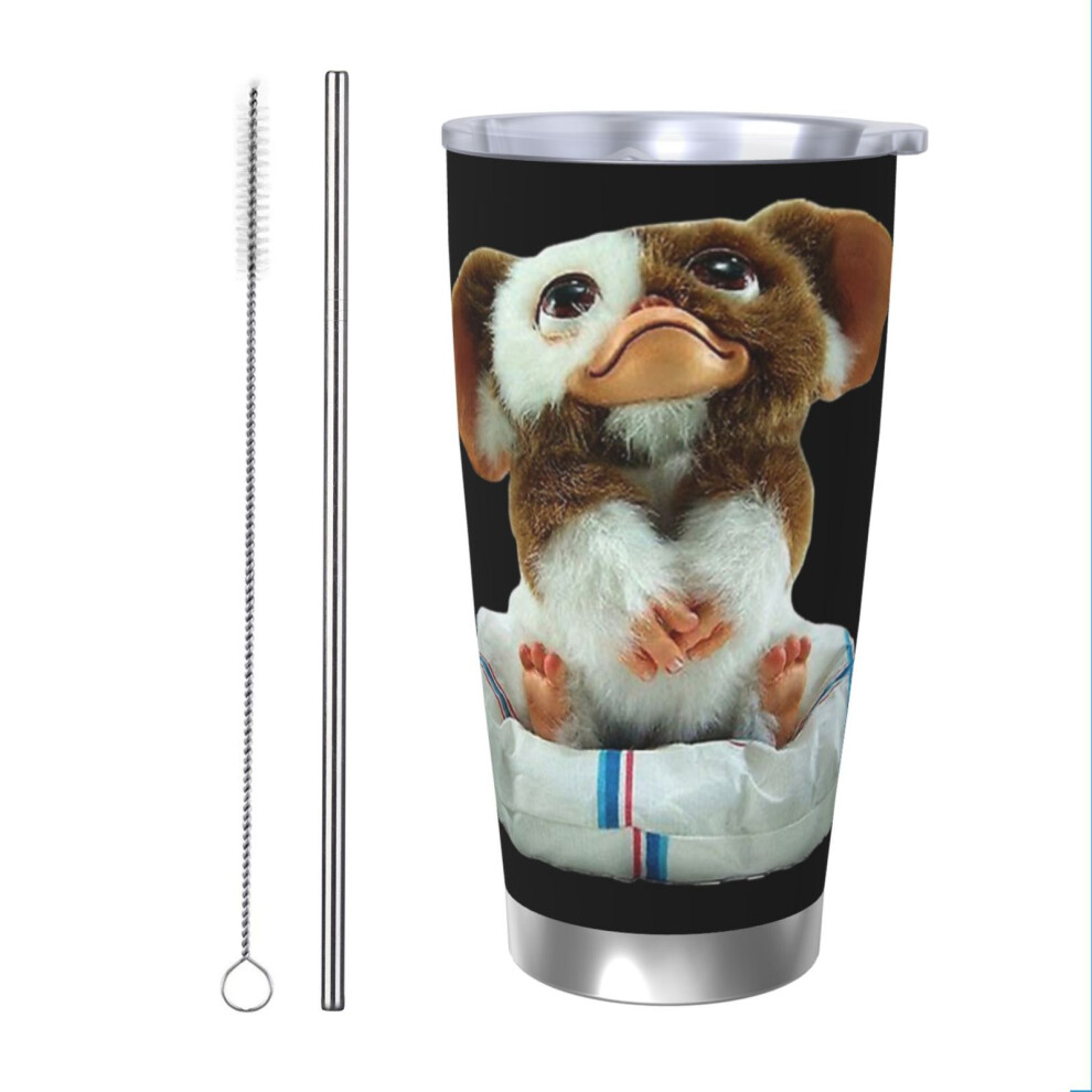 Feelous (Gremlins Gizmo_1771) Stainless Steel Tumbler 20Oz Insulated Coffee Travel Funny Birthday Christmas Gifts For Women Men Boss Coworker