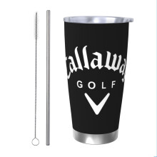 (Callaway Logo_11291) Stainless Steel Tumbler 20oz Insulated Coffee Travel Funny Birthday Christmas Gifts for Women Men Boss Coworker