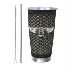 (Bentley Logo Grill Face Mask_7954) Stainless Steel Tumbler 20oz Insulated Coffee Travel Funny Birthday Christmas Gifts for Women Men Boss Coworker