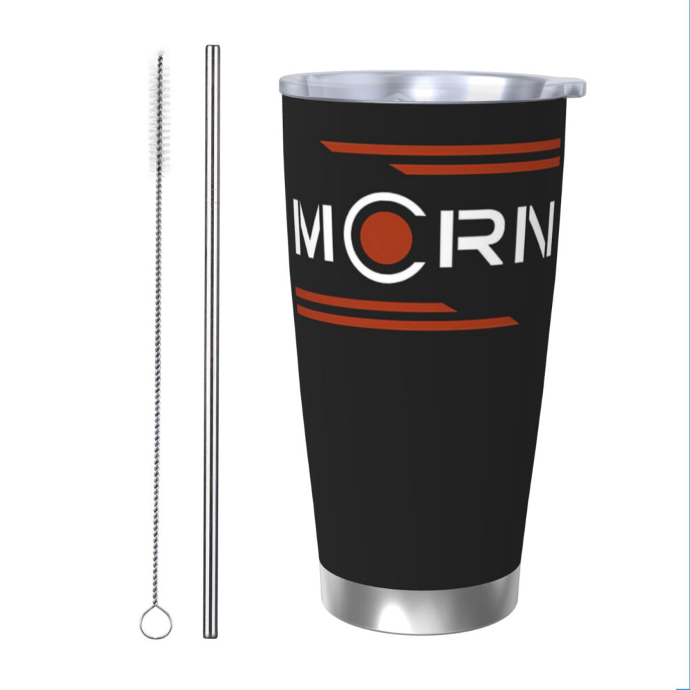 (MCRN Standard Logo_5971) Stainless Steel Tumbler 20oz Insulated Coffee Travel Funny Birthday Christmas Gifts for Women Men Boss Coworker