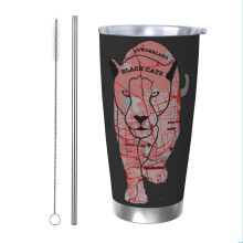 (Sunderland Black Cats_3360) Stainless Steel Tumbler 20oz Insulated Coffee Travel Funny Birthday Christmas Gifts for Women Men Boss Coworker