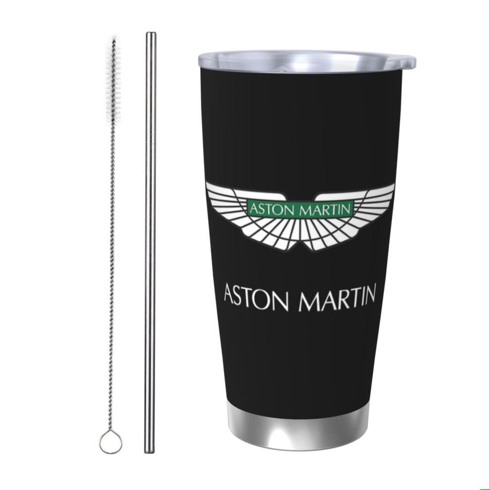 (Aston Martin Carbon_9900) Stainless Steel Tumbler 20oz Insulated Coffee Travel Funny Birthday Christmas Gifts for Women Men Boss Coworker