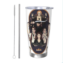 (No Harm Ever Came From Reading A Book_6327) Stainless Steel Tumbler 20oz Insulated Coffee Travel Funny Birthday Christmas Gifts for Women Men Boss Coworker