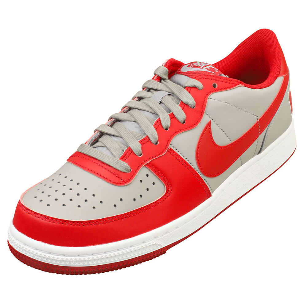 (10) Nike Terminator Low Mens Fashion Trainers in Grey Red