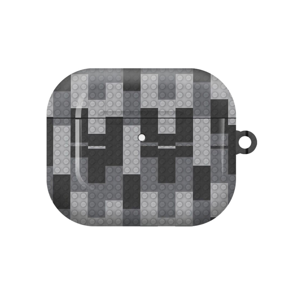( Brick Dark Gray Brick Gray Brick_10050) Airpods 1/ 2 /3 Pro 2 3 4 5 Cover For Women Girls Protective Compatible With Apple Airpod Hard Shell Ca Black 4741628268477