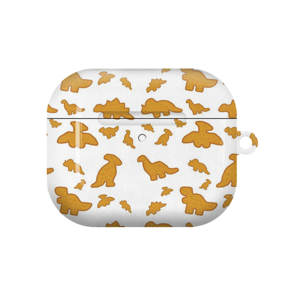 (Dino Chicken Nuggets _7221) Airpods 1/ 2 /3 Pro 2 3 4 5 Cover For Women Girls Protective Compatible With Apple Airpod Hard Shell Case 4741628272320