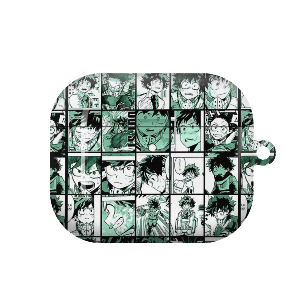 (Midoriya Izuku Collage Color Version_11865) Airpods 1/ 2 /3 Pro 2 3 4 5 Cover For Women Girls Protective Compatible With Apple Airpod Hard Shell Case 4741628300689