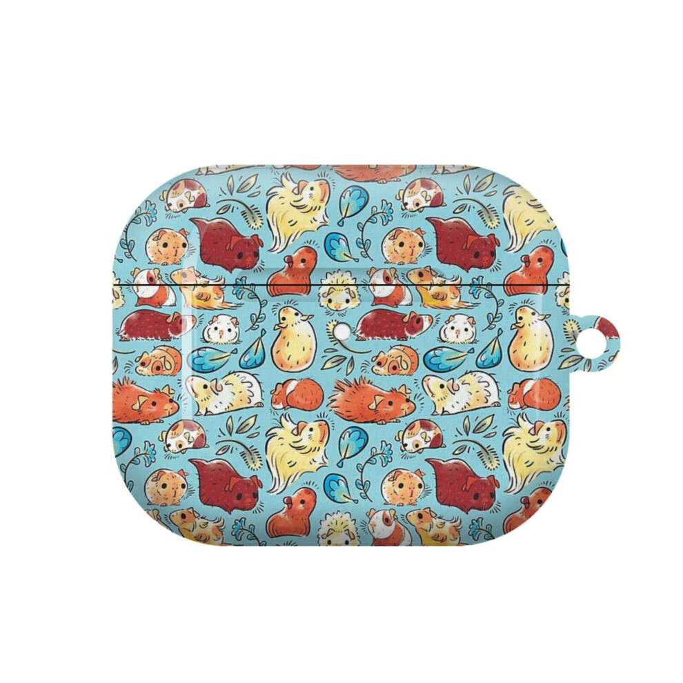 (Guinea Pig Huddle In Blue_6938) Airpods 1/ 2 /3 Pro 2 3 4 5 Cover For Women Girls Protective Compatible With Apple Airpod Hard Shell Case 4741628299068