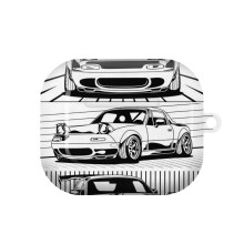 (Mazda Miata_4587) AirPods 1/ 2 /3 Pro 2 3 4 5 Cover for Women Girls Protective Compatible with Apple AirPod Hard Shell Case