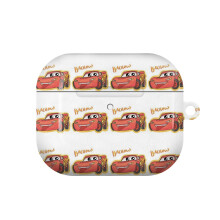 (Lightning McQueen (Kawaii Kachow)_11261) AirPods 1/ 2 /3 Pro 2 3 4 5 Cover for Women Girls Protective Compatible with Apple AirPod Hard Shell Case