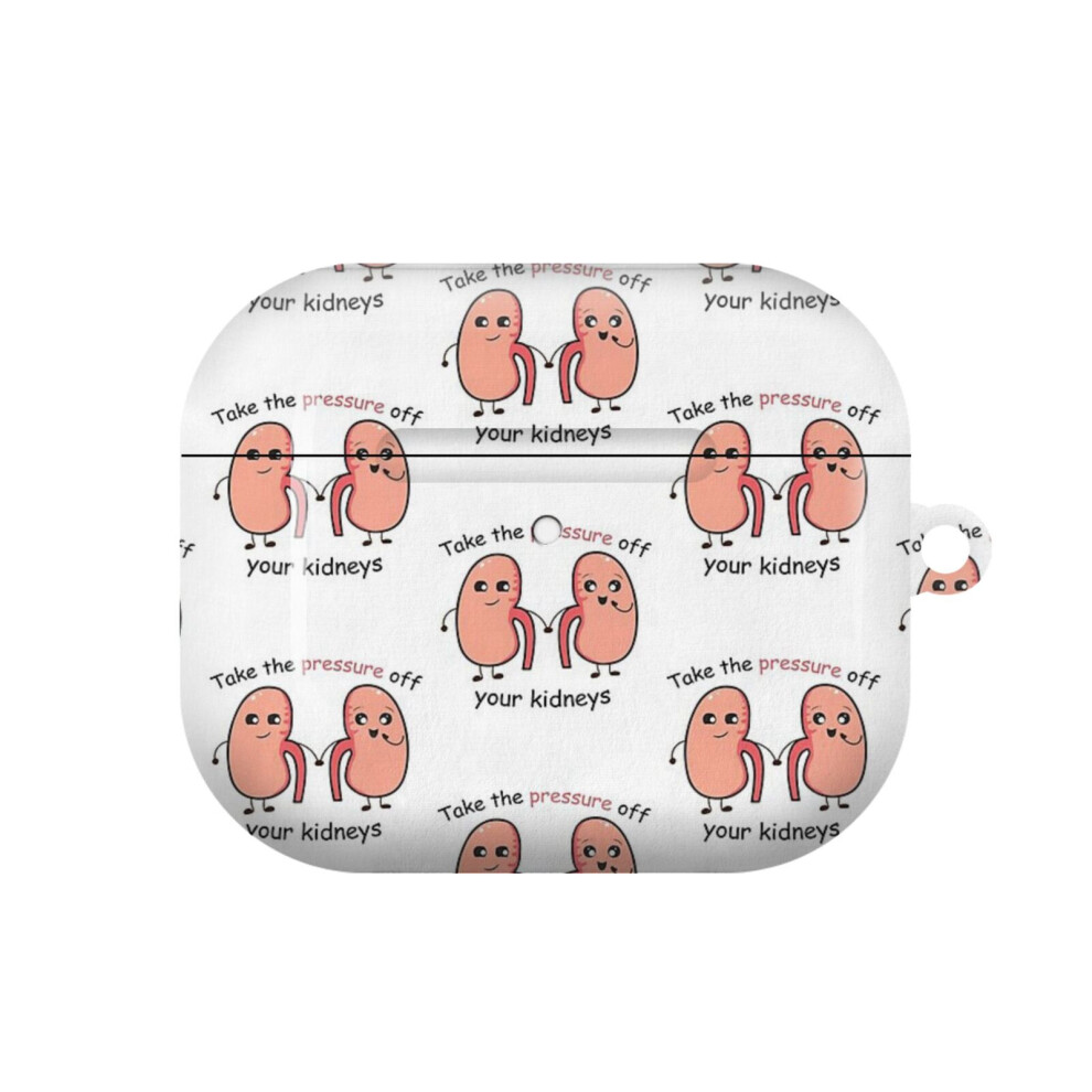 (Kidneys_10205) Airpods 1/ 2 /3 Pro 2 3 4 5 Cover For Women Girls Protective Compatible With Apple Airpod Hard Shell Case 4741628308807