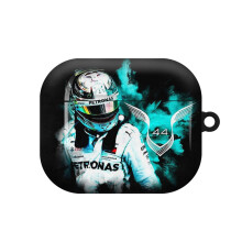 (Lewis Hamilton Metal Print_5088) AirPods 1/ 2 /3 Pro 2 3 4 5 Cover for Women Girls Protective Compatible with Apple AirPod Hard Shell Case
