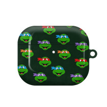 (Ninja Turtles_10028) AirPods 1/ 2 /3 Pro 2 3 4 5 Cover for Women Girls Protective Compatible with Apple AirPod Hard Shell Case