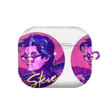 (Stranger Things Steve Harrington Available On Mask_22966) AirPods 1/ 2 /3 Pro 2 3 4 5 Cover for Women Girls Protective Compatible with Apple AirPod Hard Shell Case