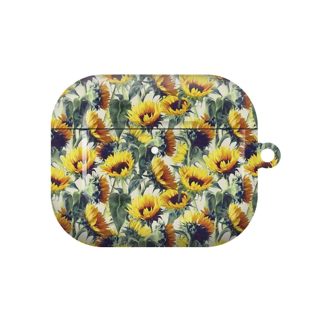 (Sunflowers Forever_7516) Airpods 1/ 2 /3 Pro 2 3 4 5 Cover For Women Girls Protective Compatible With Apple Airpod Hard Shell Case 4741628333755