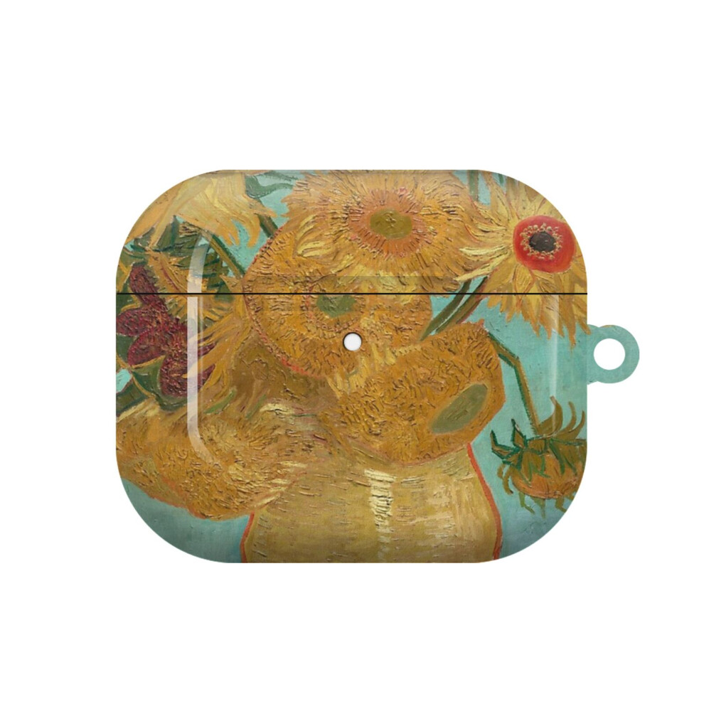 (Sunflowers (Vincent Van Gogh)_10830) Airpods 1/ 2 /3 Pro 2 3 4 5 Cover For Women Girls Protective Compatible With Apple Airpod Hard Shell Case 4741628333762