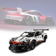 50cm 1580pcs Technical Classic Porsched 911 Rsr Sport Car Building Blocks Toy