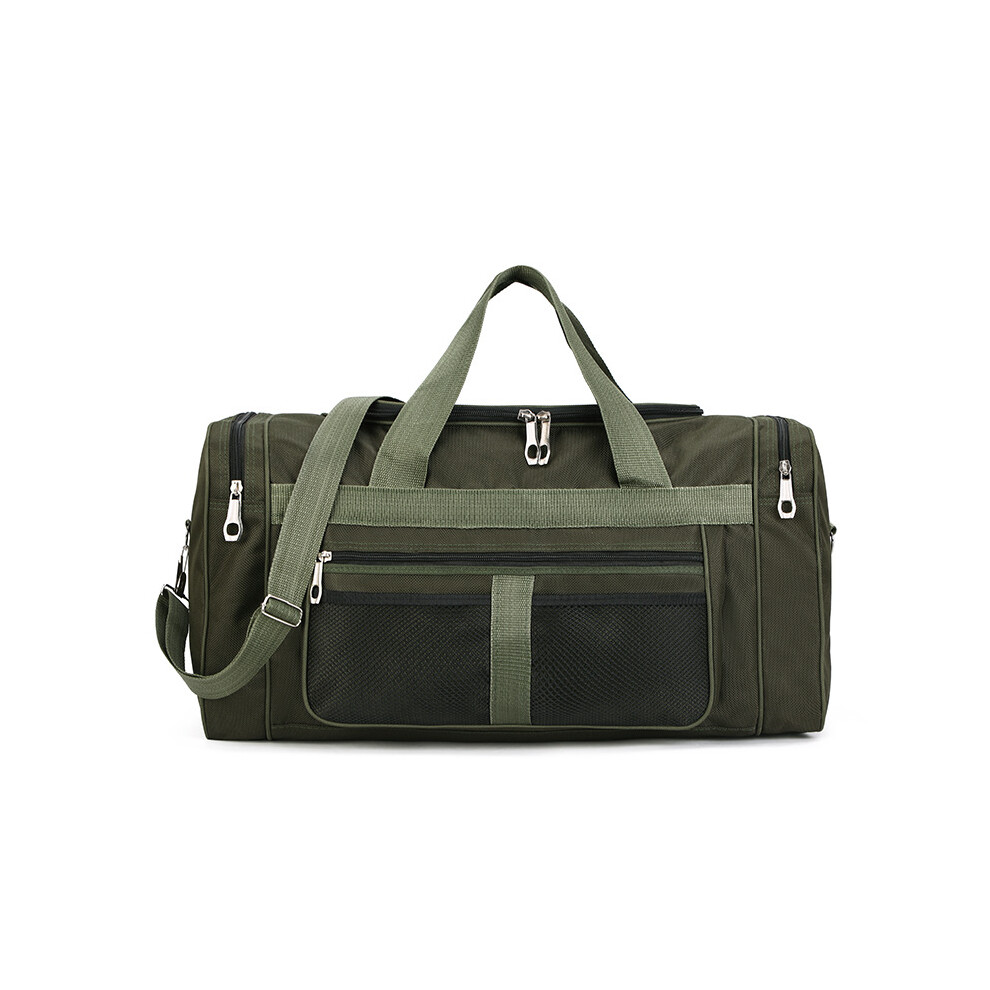 (Green) Duffle Gym Bag Sport Holdall Travel Large Capacity Single Shoulder Backpack
