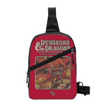 (Dungeons Dragons 1974_249) Sling Bag Women Men Mini Crossbody Backpack Shoulder Chest Bags Daypack for Travel Hiking Outdoor Sports