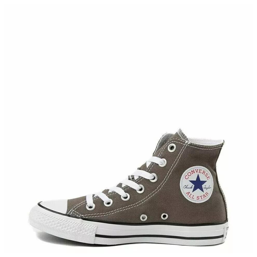 Converse Chuck Taylor All Star Hi Charcoal Canvas Unisex Trainers Uk 4