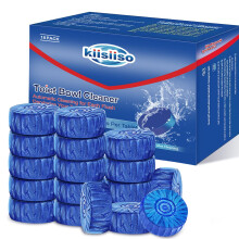 KIISIISO Compresse per Pulizia WC Automatiche, 18 pz, Pulitori da Bagno Commerciali e Domestici, 300 Spazzole di Pulizia