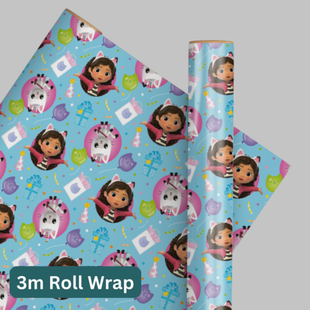 Gabbys Dollhouse Gabby's Dollhouse 3M Roll Wrap