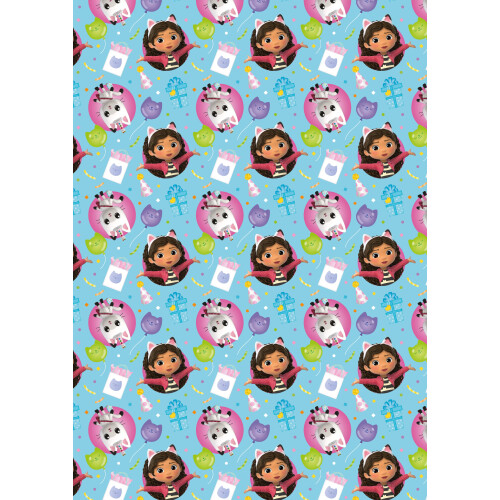 Gabby's Dollhouse 3m Roll Wrap 1