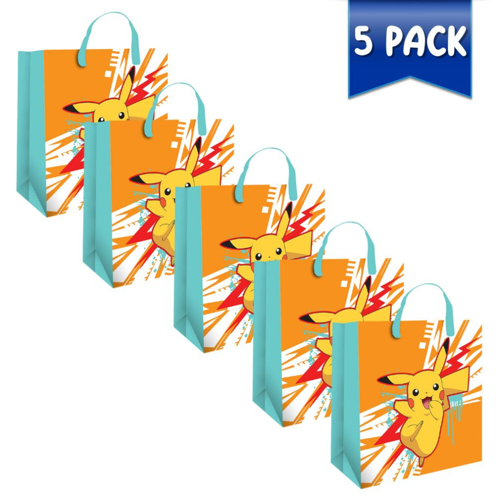 Pokemon Multipack of 5 Gift Bags