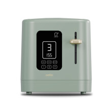 Cello Digital 2 Slice Toaster with Touch Control and Timer - Sage Green