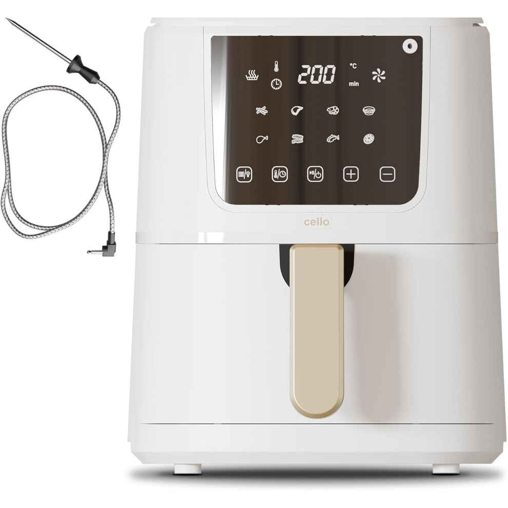 Cello 4 Litre Perfect Temp Compact Air Fryer - White