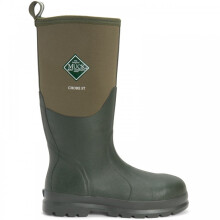 (8 (Adults')) Chore Classic Hi Steel Cap | Moss | Safety Wellingtons