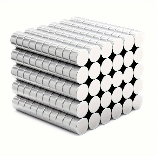 PEAKTREND 100 Pcs Strong Round Small Rare Earth Magnets, Mini Refrigerator Neodymium Magnets Disc Whiteboard Locker Fridge Diy Crafts Dry Erase Board - View #7