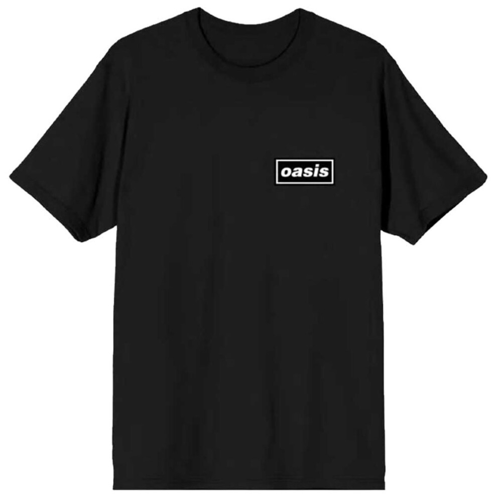 (S, Black) Oasis Some Might Say Lyrics T Shirt