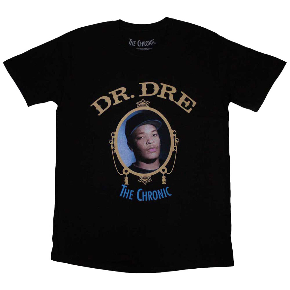 (L, Black) Dr Dre The Chronic Logo T Shirt