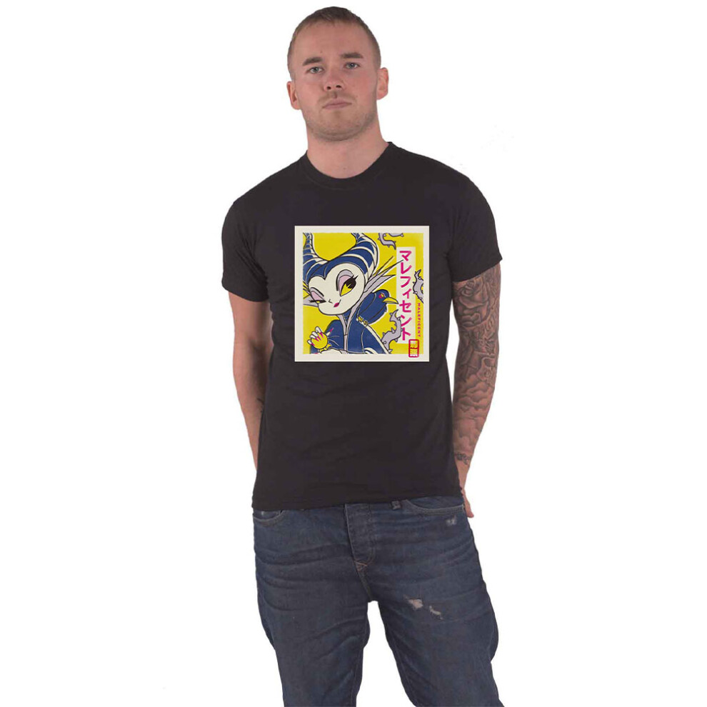 (XL, Black) Sleeping Beauty Maleficent Japanese T Shirt