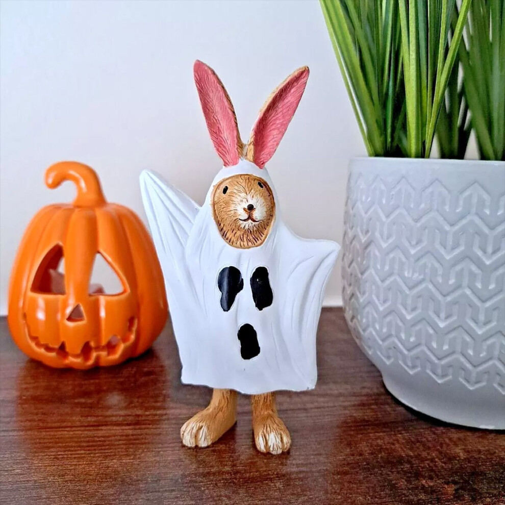 Adorable Cartoon Rabbit Ghost Resin Halloween Home Decoration Gift For All Occasions-image-OPC-PFJ8Z76-NEW